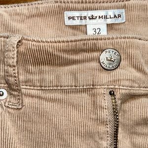 Peter Miller Five Pocket Pants Sz 32 Corduroy Brown 5 Summer Fall Golf